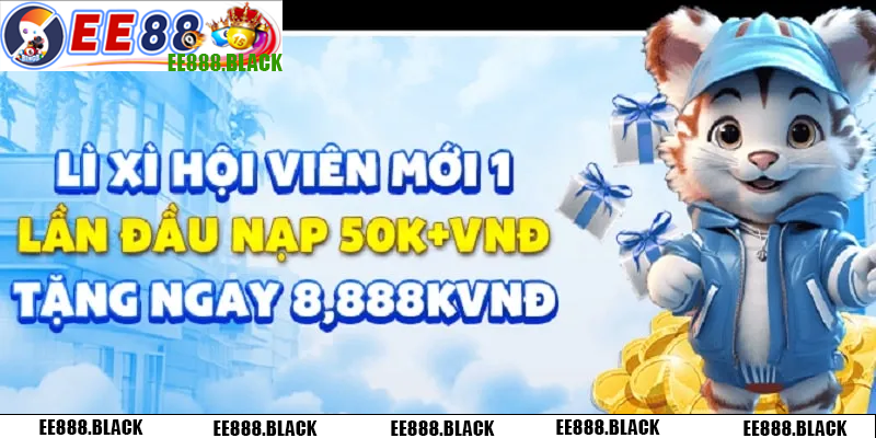 Nạp lần đầu nhận 8.888k siêu hấp dẫn tại EE88 2025